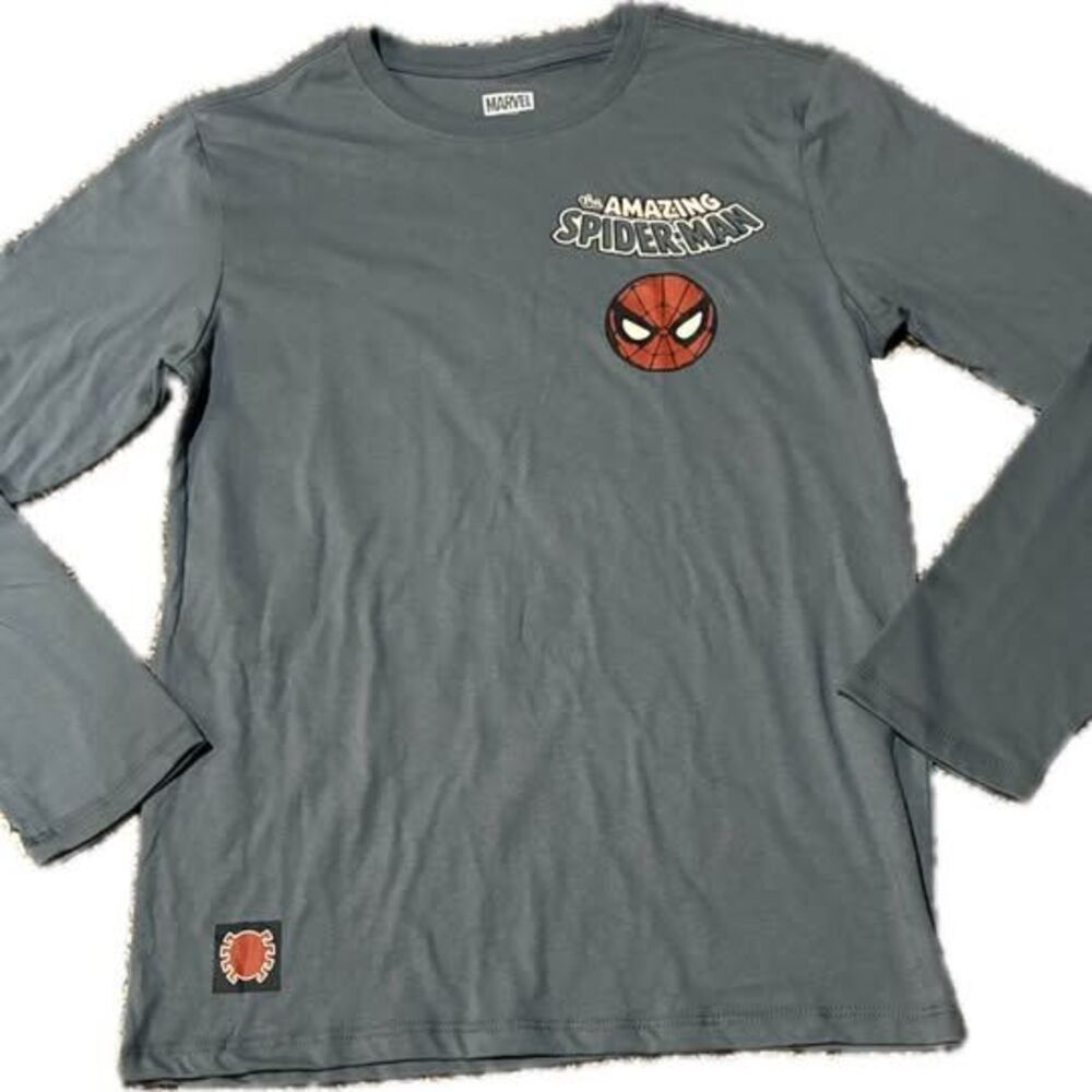 Marvel Amazing Spider-Man Long Sleeve Graphic Tee 2XL Boys - Size 18